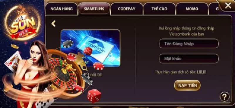 Quy trình nạp tiền chi tiết tại cổng game Sunwin