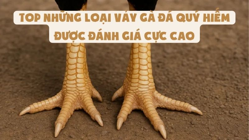 Top Những Loại Vảy Gà Đá Quý Hiếm Được Đánh Giá Cực Cao